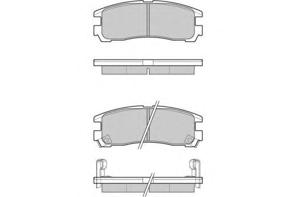 Brake Pad Set, disc brake 12-1038
