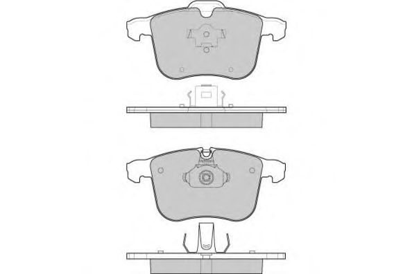 Комплект тормозных колодок, дисковый тормоз 12-1109