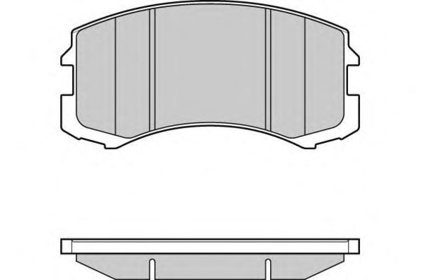 Комплект тормозных колодок, дисковый тормоз 12-1192