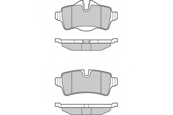 Brake Pad Set, disc brake 12-1305