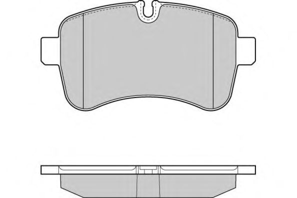 Комплект тормозных колодок, дисковый тормоз 12-1315