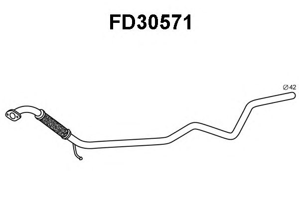 Eksosrør FD30571