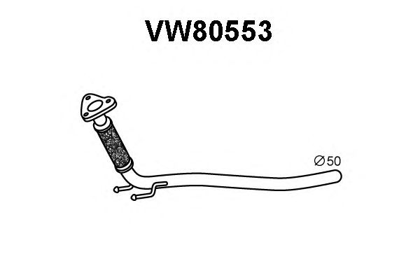 Exhaust Pipe VW80553