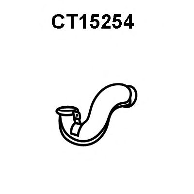 Труба выхлопного газа CT15254