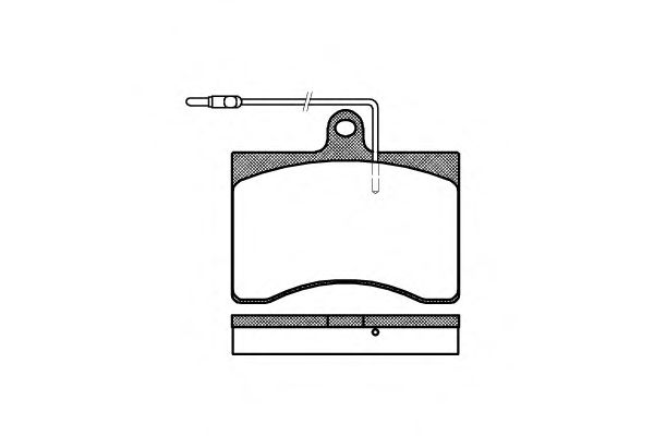 Комплект тормозных колодок, дисковый тормоз P1903.04