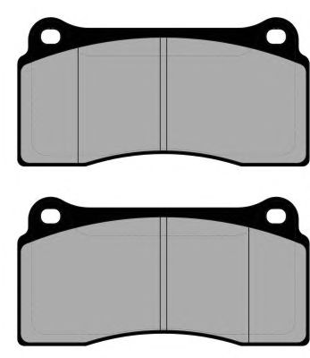 Brake Pad Set, disc brake PA1652