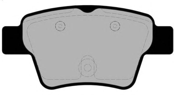 Комплект тормозных колодок, дисковый тормоз PA1667