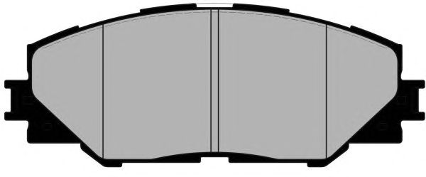 Комплект тормозных колодок, дисковый тормоз PA1747