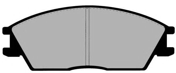 Комплект тормозных колодок, дисковый тормоз PA519