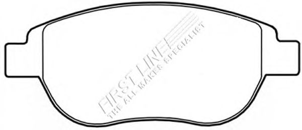Комплект тормозных колодок, дисковый тормоз FBP3344