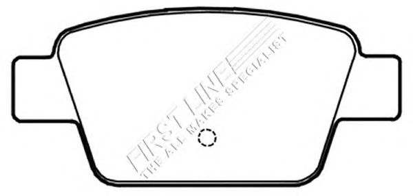 Комплект тормозных колодок, дисковый тормоз FBP3347