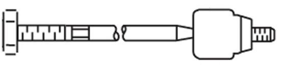 Articulação axial, barra de acoplamento 1125