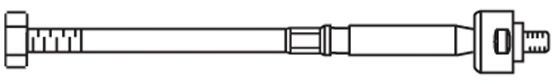 Articulação axial, barra de acoplamento 4023