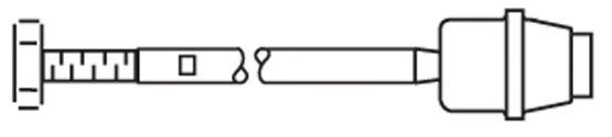 Articulação axial, barra de acoplamento 751
