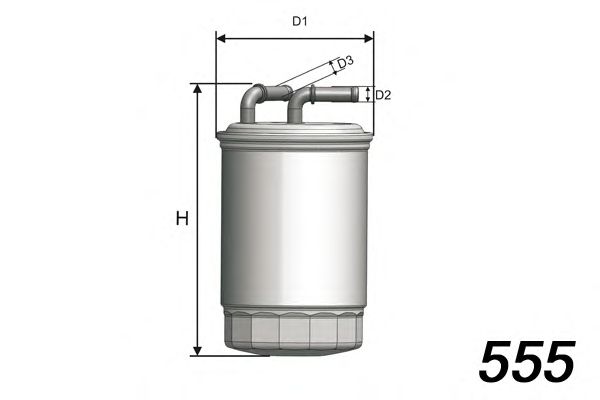 Fuel filter M518