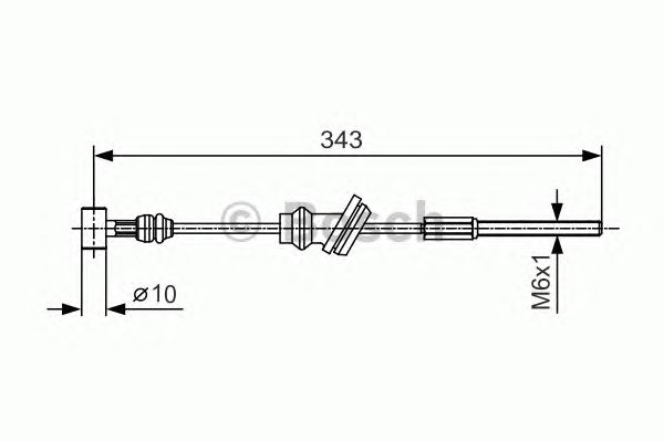 Cable, parking brake 1 987 482 020