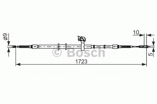 Cable, parking brake 1 987 482 269