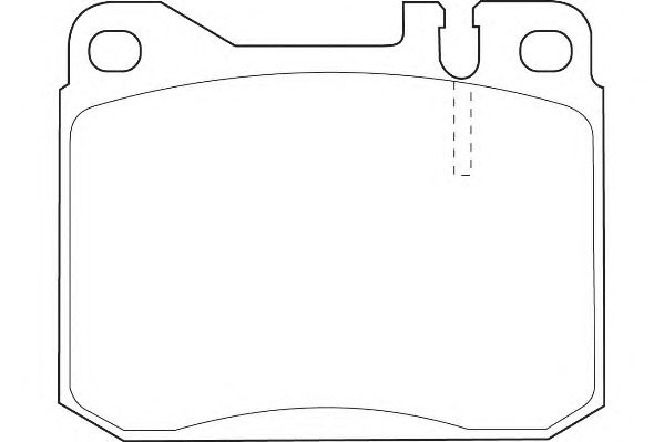 Комплект тормозных колодок, дисковый тормоз WBP20392A
