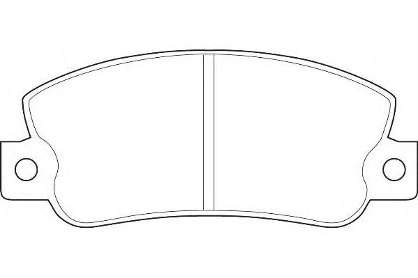 Комплект тормозных колодок, дисковый тормоз WBP20841A