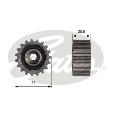 Deflection/Guide Pulley, timing belt T42000