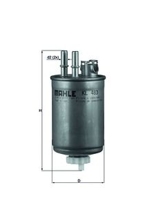 Fuel filter KL 483
