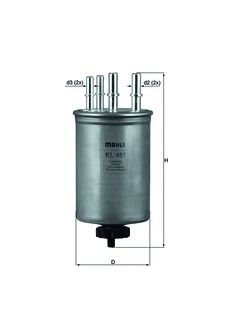 Fuel filter KL 451