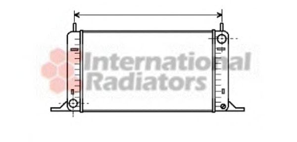 Radiator, engine cooling 18002096