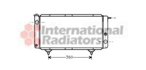 Radiator, engine cooling 40002003