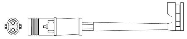 Slidindikator, bremsebelægning FWI311