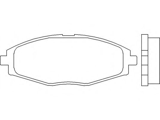 Комплект тормозных колодок, дисковый тормоз P 15 006