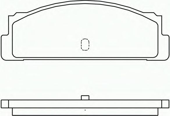 Комплект тормозных колодок, дисковый тормоз P 23 002