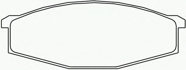Комплект тормозных колодок, дисковый тормоз P 56 015