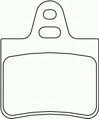 Комплект тормозных колодок, дисковый тормоз P 61 062
