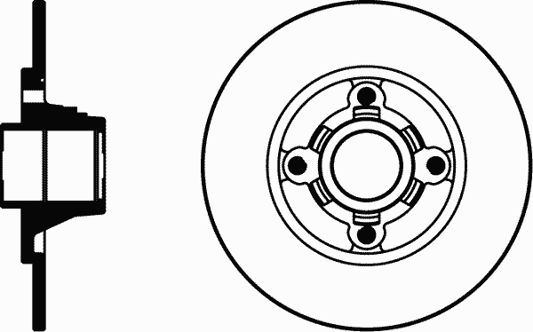 Тормозной диск MDC874