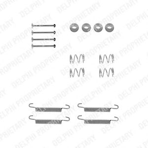 Accessory Kit, parking brake shoes LY1289