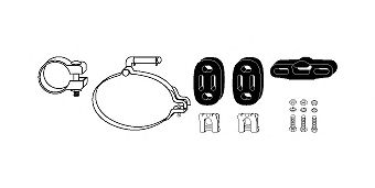 Mounting Kit, exhaust system 82 14 1705