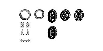 Mounting Kit, exhaust system 82 43 8028