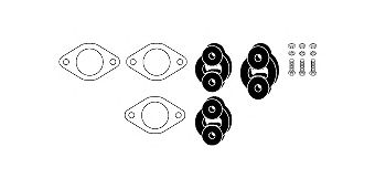 Mounting Kit, exhaust system 82 49 8362