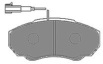 Комплект тормозных колодок, дисковый тормоз 6568