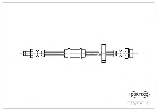 Tubo flexível de travão 19018121