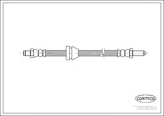 Tubo flexible de frenos 19018769