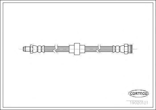 Tubo flexible de frenos 19020121