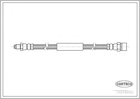 Tubo flexível de travão 19018450