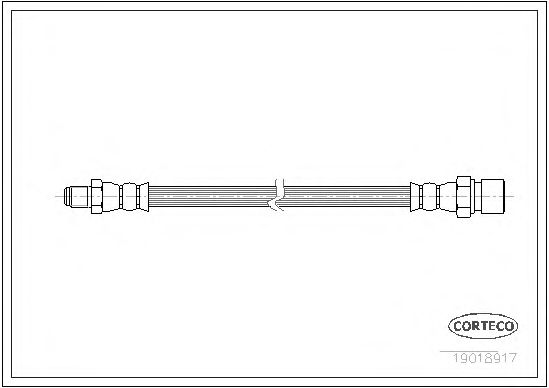 Tubo flexível de travão 19018917