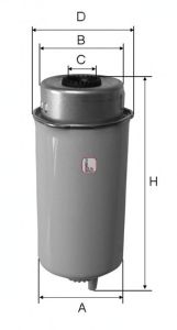 Fuel filter S 4455 NR