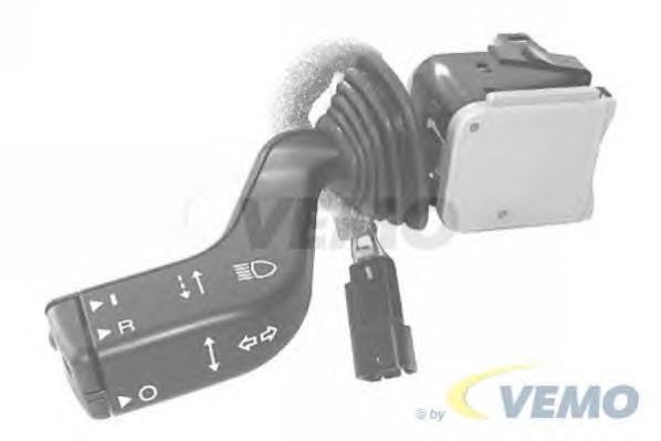 Выключатель, головной свет; Мигающий указатель; Выключатель на колонке рулевого управления V40-80-2428