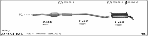 Exhaust System 514000013