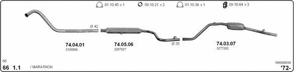 Exhaust System 586000034