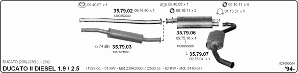 Exhaust System 524000084