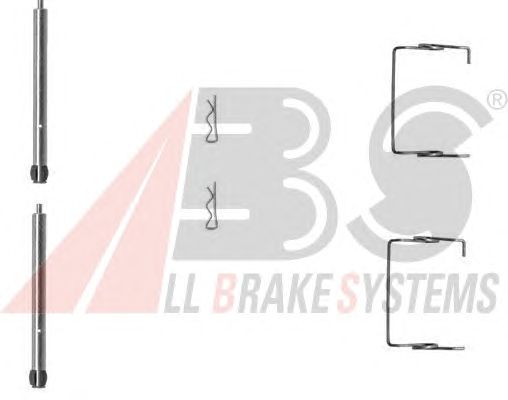 Accessory Kit, disc brake pads 1267Q